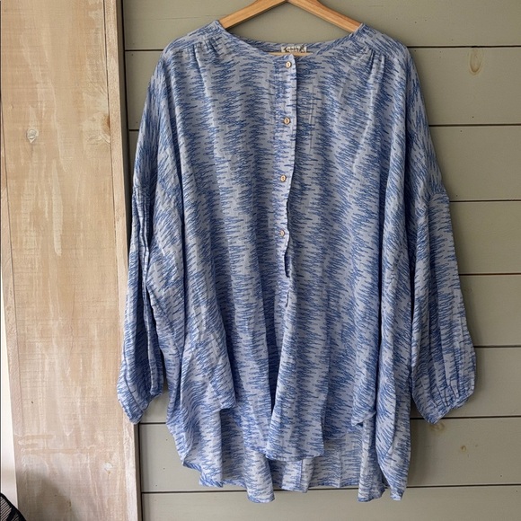 Free People Blooms For You Lounge Shirt - Picture 3 of 7